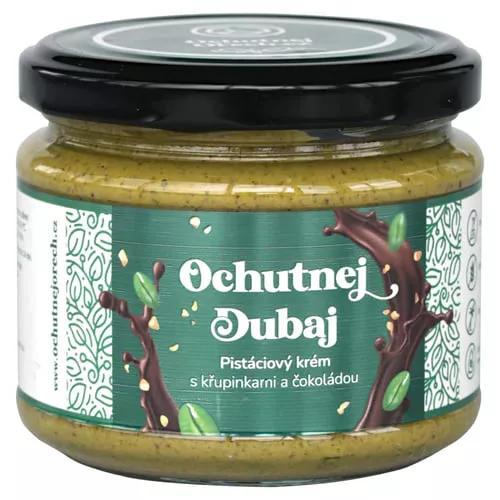 Ochutnej Dubaj – pistáciový krém s křupinkami a čokoládou