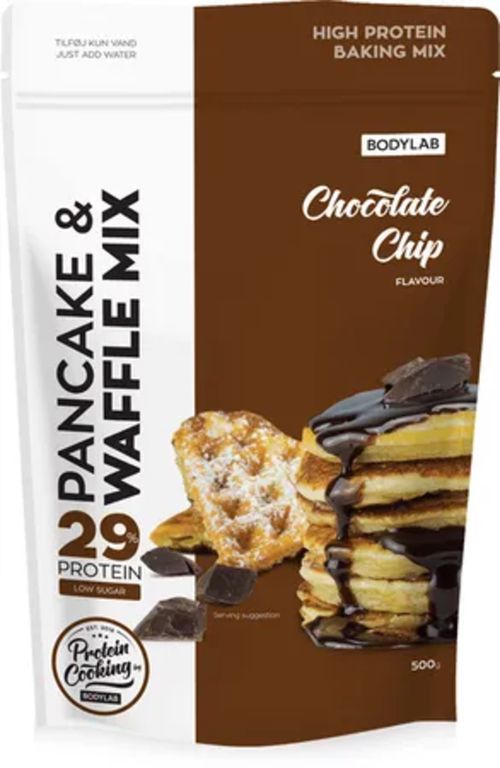 Bodylab High Protein Pancake & Waffle Mix 500 g - chocolate chip