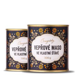 Čongrády Vepřové maso ve vlastní šťávě 300 g