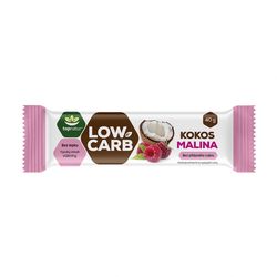 TOPNATUR s.r.o. TOPNATUR LOW CARB tyčinka kokos malina 40 g