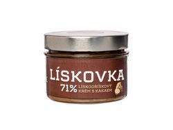 Čokoládovna Janek Lískovka 71% lískooříškový krém s kakaem 250 g