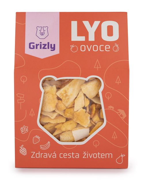 GRIZLY Broskve lyofilizované 35 g