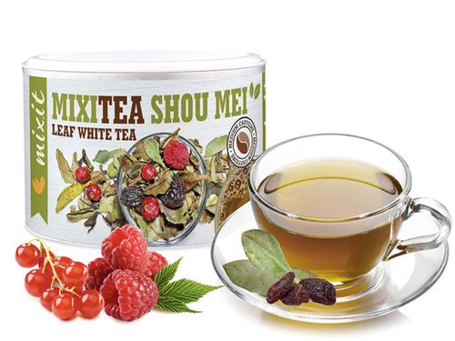 Mixit Mixitea Bílý čaj Showman malina 40 g