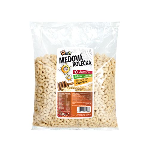 REJ Kolečka medová cereální 500g