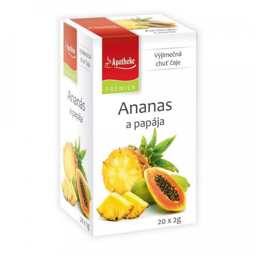 Apotheke Čaj Ananas a papája 20 sáčků