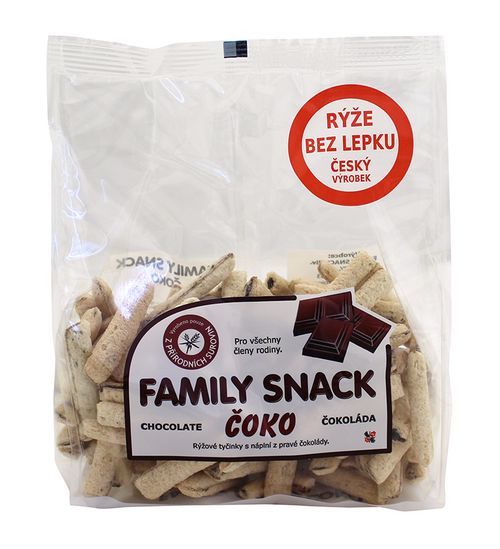 Family snack ČOKO sáček 165g