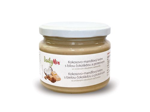 DailyMix Kokosovo-mandlový krém s bílou čokoládou a proteinem (10 porcí)