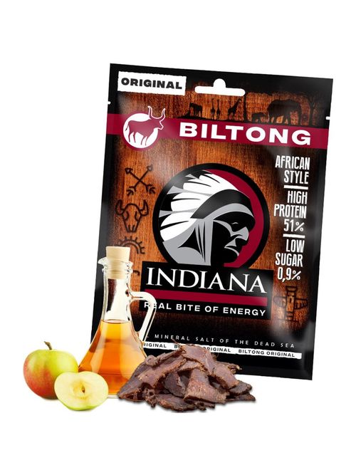 INDIANA s.r.o. INDIANA Biltong Original - sušené hovězí maso 80 g