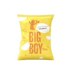 BIG BOY Chipsy butter & Cheese 6 ks 180 g