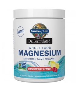 Garden of Life - Magnesium Dr. Formulated (hořčík) - malina a citrón, 419g