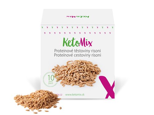 KetoMix Proteinové těstoviny risoni (10 porcí) 300 g