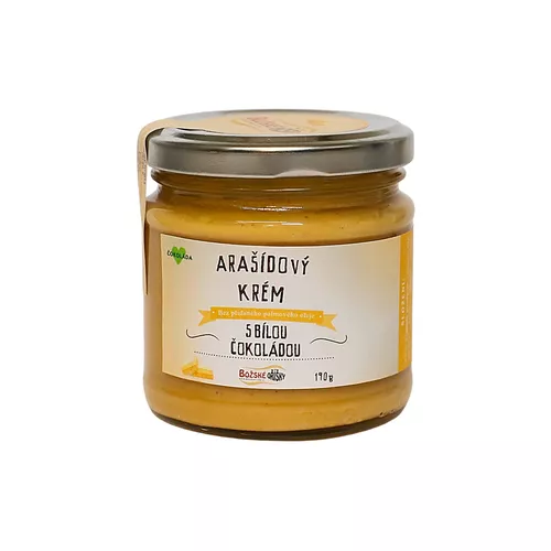 Arašídový krém s bílou čokoládou 190 g