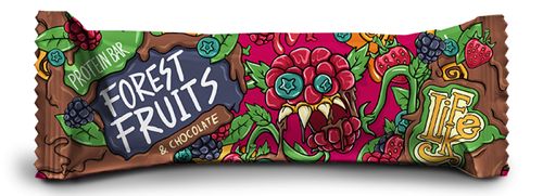 LifeLike - Protein Bar - Proteinová tyčinka Forest Fruit & Chocolate, 50g