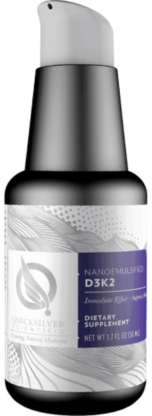 Quicksilver Scientific Nanoemulgovaný D3K2, 50 ml