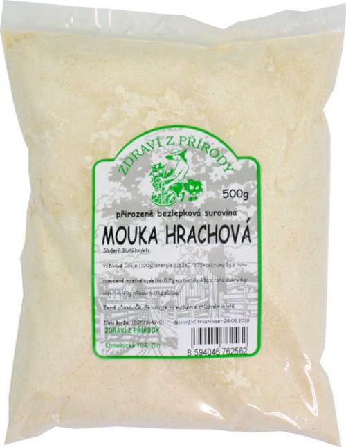 Zdraví z přírody s.r.o. Mouka hrachová žlutá 500g