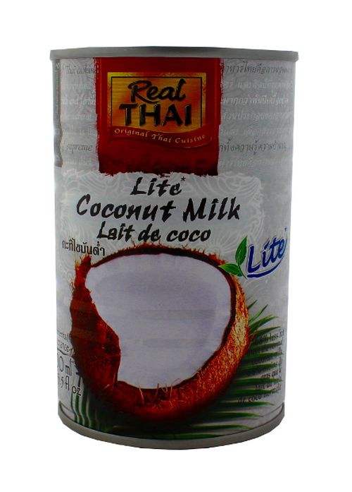 Real Thai Kokosové mléko LITE 400ml (bílé)