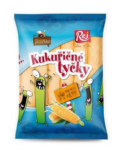 REJ Kukuřičné tyčky bez soli 60 g