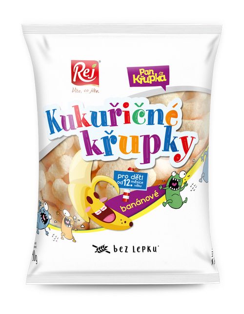 REJ Křupky kukuřičné banánové 40 g