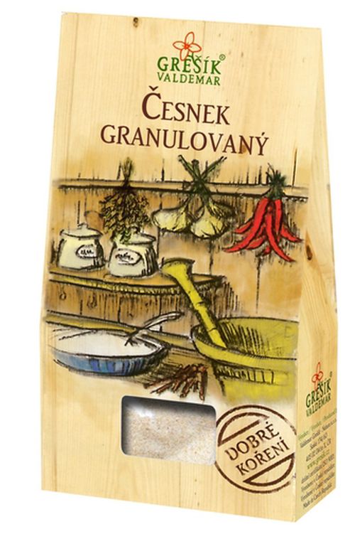 GREŠÍK Dobré koření Česnek granulovaný 30 g