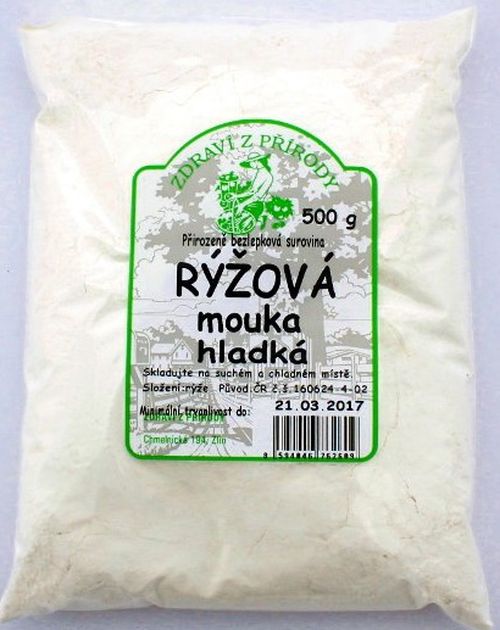 Zdraví z přírody Mouka rýžová hladká 500g