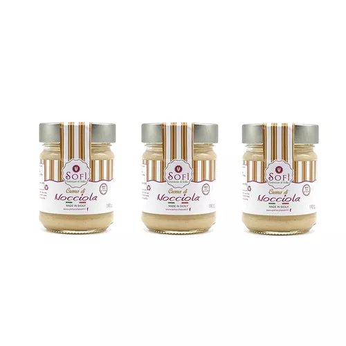 3x Lískooříškový krém 45 %, 190 g - bez palmového oleje