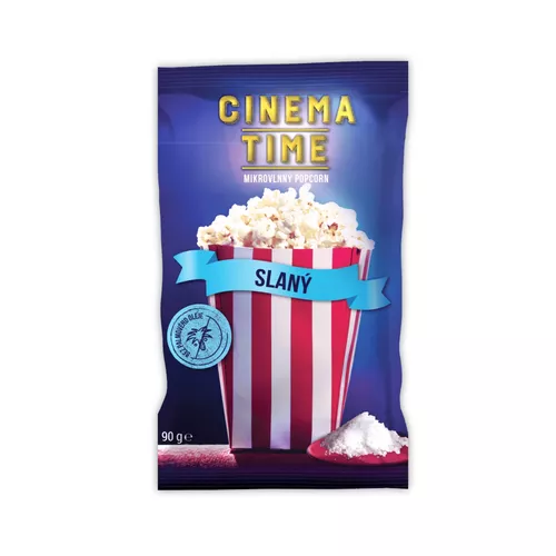 Cinema Time Mikrovlnný popcorn slaný 90 g