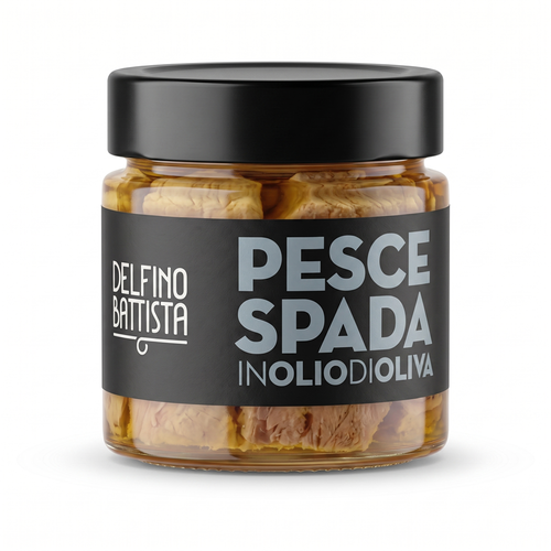 Filety z mečouna v olivovém oleji, 200 g (Filetti di Pesce Spada)