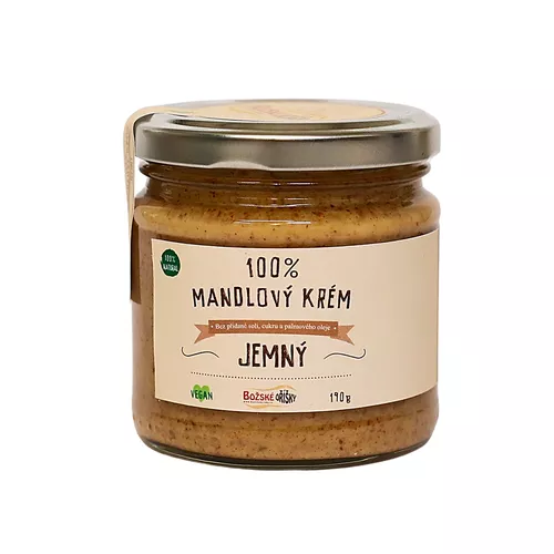 100% Mandlový krém - jemný 190 g