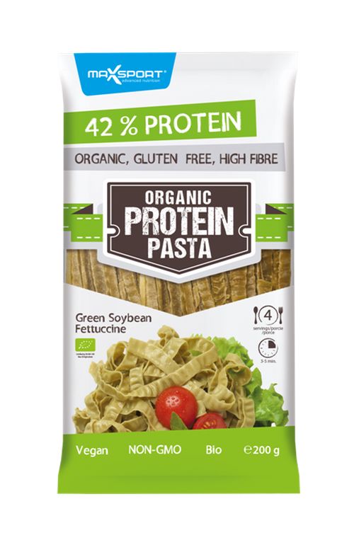 MaxSport Protein pasta fettuccine - zel. fazole 200g