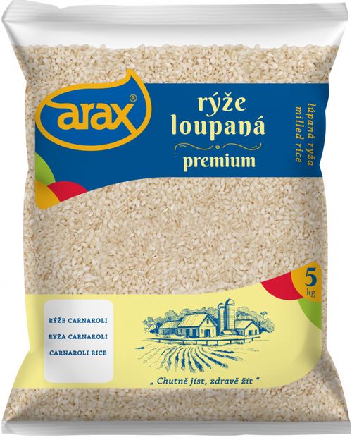ARAX Rýže Carnaroli, Risotto 5 kg