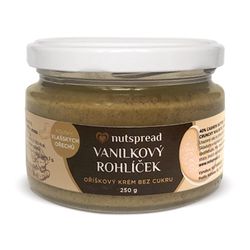 Nutspread Kešu máslo s vanilkou a vlašskými ořechy 250 g