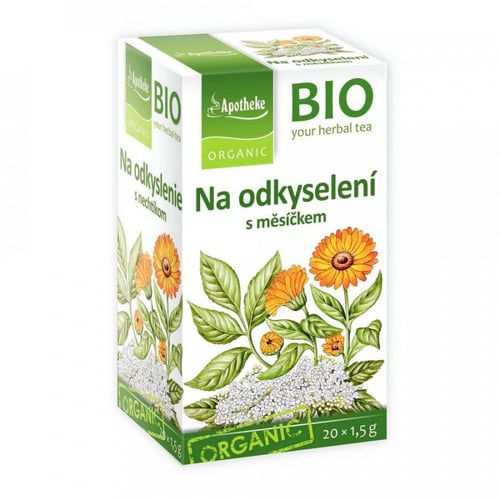 Apotheke Čaj na odkyselení s měsíčkem BIO 20 sáčků