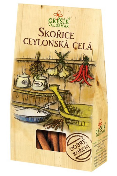 GREŠÍK Dobré koření Skořice ceylonská celá 15 g