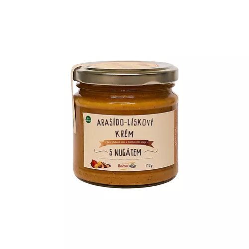 Arašído-Lískový krém s nugátem 190g