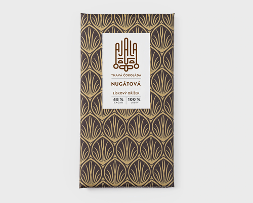 Nugátová lískový oříšek čokoláda