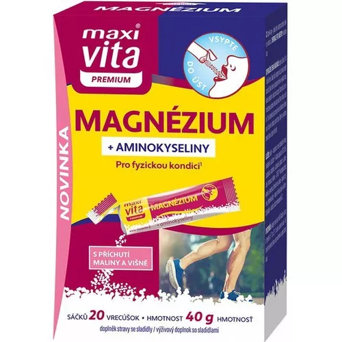 Premium Magnézium a aminokyseliny 20 sáčků