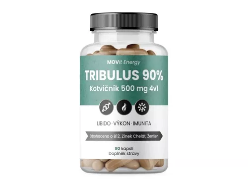 TRIBULUS 90% Kotvičník 500 mg 4v1 90 tablet