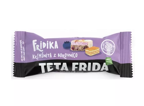 Čokoládová tyčinka Krémový řez s borůvkami 40 g