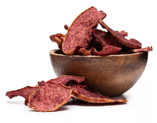 Jablka sušená plátky s borůvkovým prachem 225 g