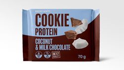 DESCANTI s.r.o Descanti Cookie Protein Coconut & Milk Chocolate 70 g