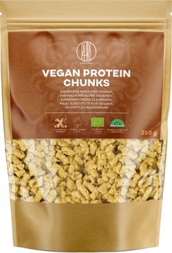 BrainMax Pure Vegan protein nudličky, náhražka masa pro vegany, BIO, 250 g *CZ-BIO-001 certifikát