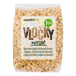 CountryLife - Vločky ovesné BIO, 500g *CZ-BIO-001 certifikát