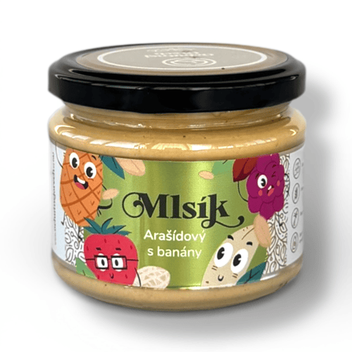 Mlsík krém arašídový s banány