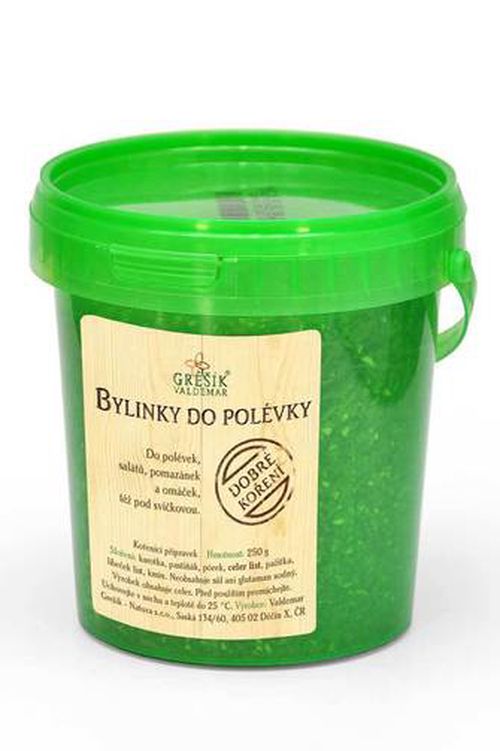 GREŠÍK Dobré koření Bylinky do polévky 250 g