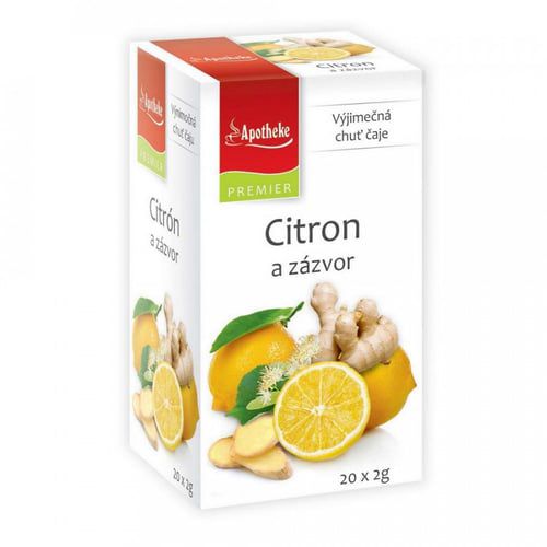 Apotheke Premiere Citron a zázvor 20 sáčků