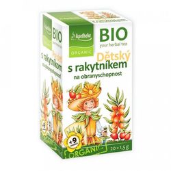 Apotheke Dětský bylinný čaj s rakytníkem BIO 20 sáčků