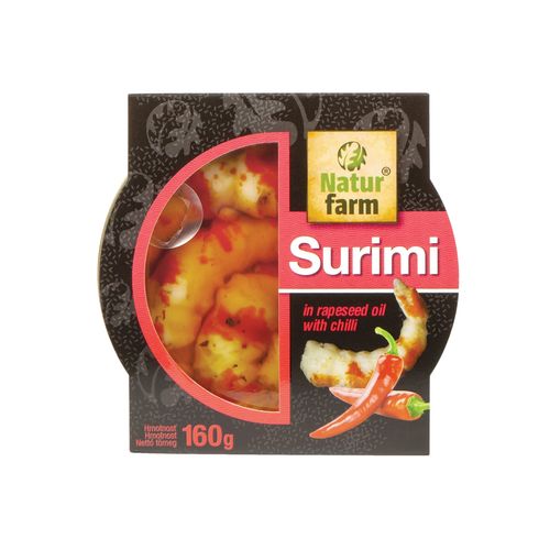 Natur Farm Surimi v řepkovém oleji s chilli 160g