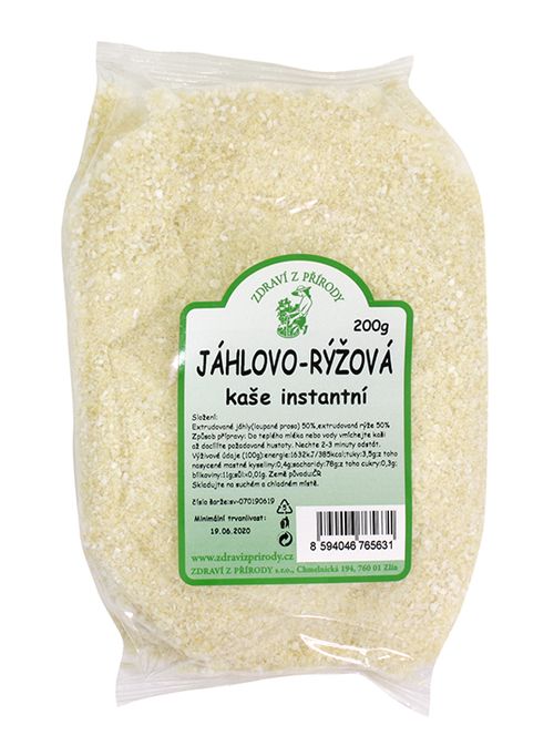 Zdraví z přírody Kaše jáhlovo-rýžová inst. 200g