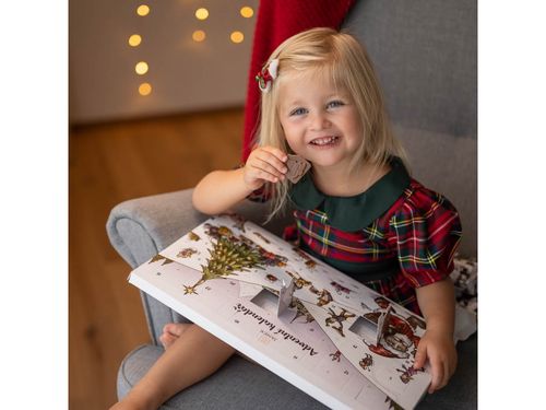 Janek anek Dětský čokoládový adventní kalendář - santa 170 g Množství: mléčná