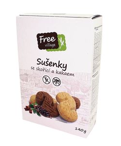 Perník s.r.o. Sušenky se skořicí a kakaem 140g BEZLEPKU